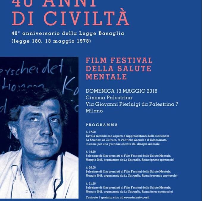 40 anni dalla Legge Basaglia, Cinema Palestrina, Milano